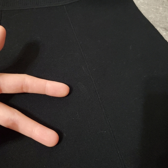 Rag & Bone Isla Knit Fit & Flare Skater Sweater Mini Skirt. Black. Size Medium - Picture 8 of 15